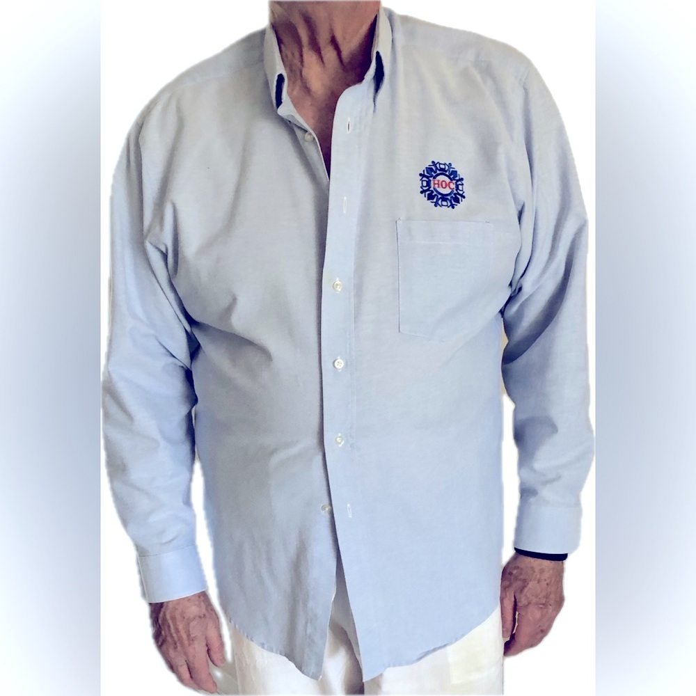 ULTRA CLUB Collection men’s button down long sleeve shirt.